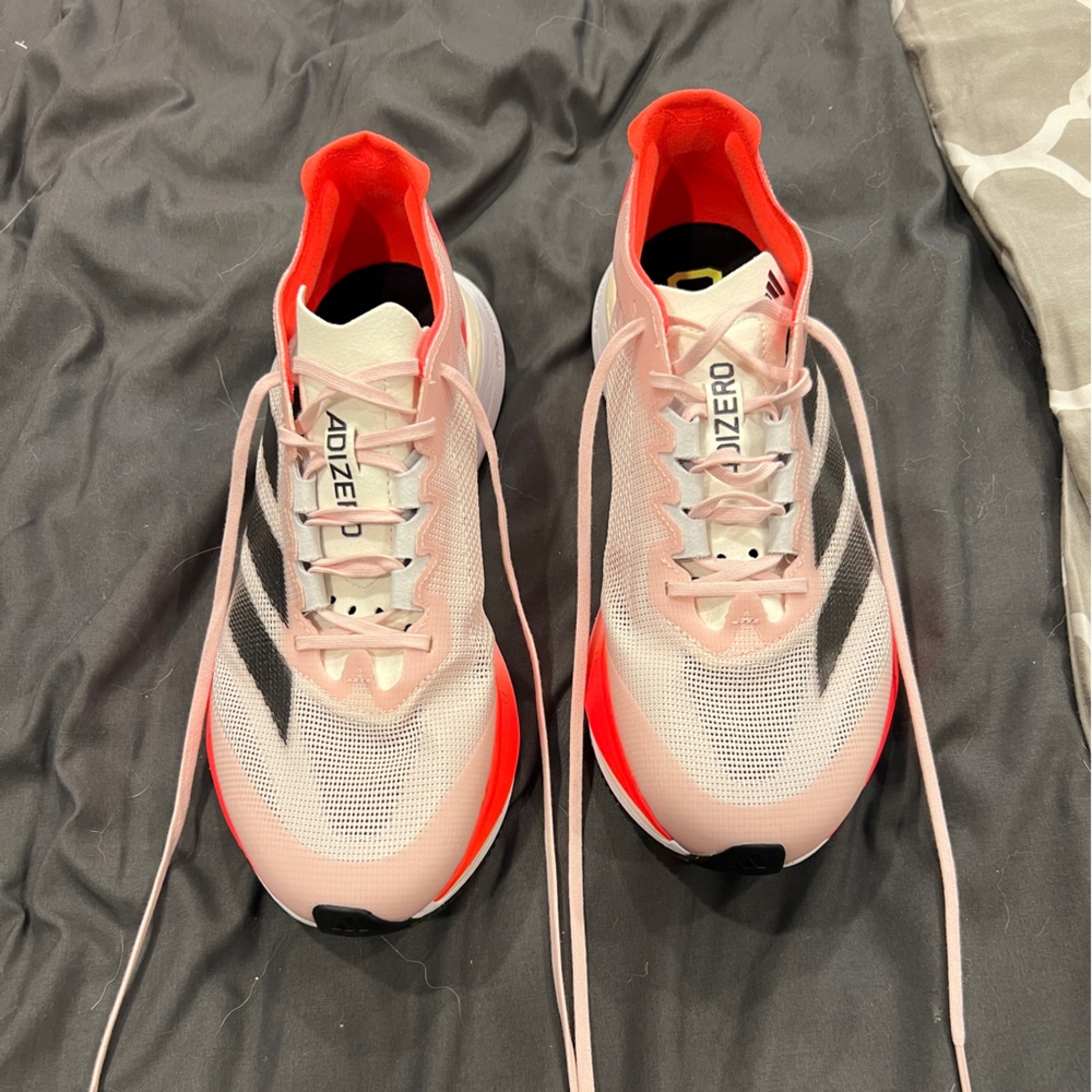 Adidas Women's Road Running Shoes - Pink and Black Adizero